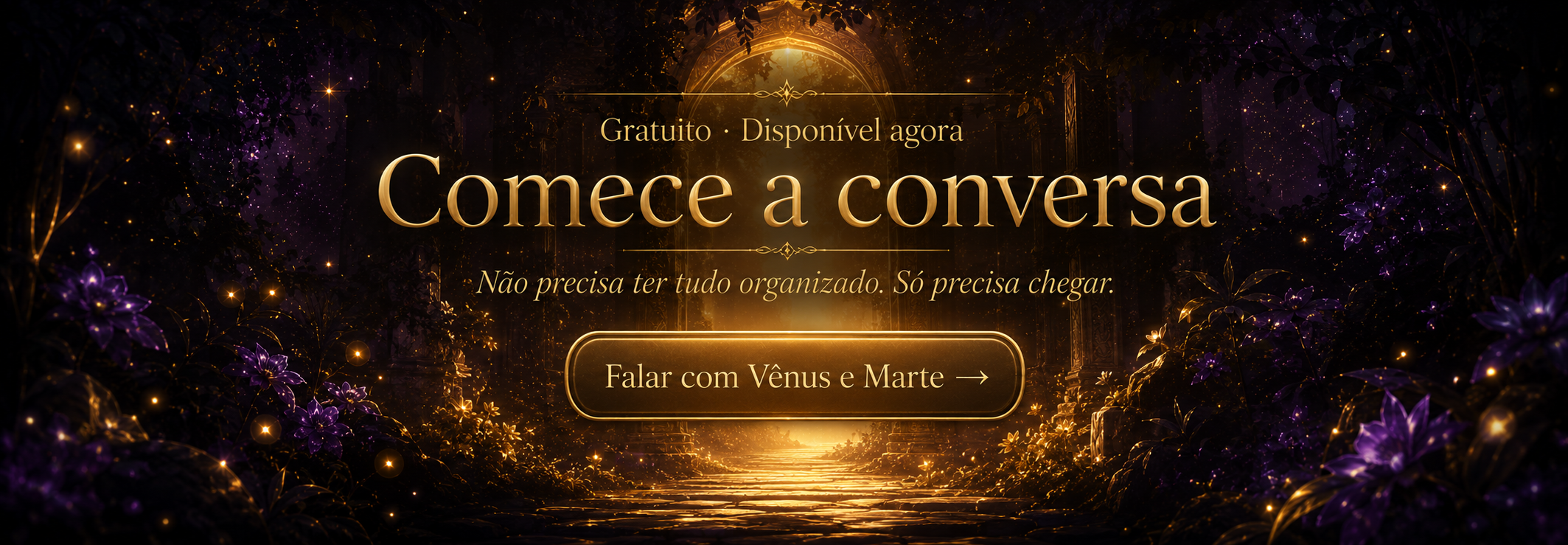 Comece a conversa — Vênus e Marte